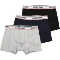 Jack & Jones Boksershorts mørkeblå / lysegrå / blandingsfarvet / sort