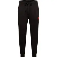 HUGO Tracksuit-bukser i bomuldsfrotté med rød logoetiket