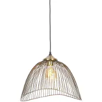 QAZQA Design pendellampe messing 39,8 cm - Pia