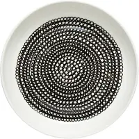 Marimekko Räsymatto tallerken Ø20,5 cm Hvid/Sort