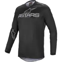 Alpinestars Fluid Graphite Jersey sort/mørkegrå SM (3762321-111-S)