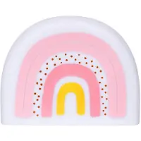 A Little Lovely Company Natlampe - 21 cm - Rainbow - Hvid/Rosa - - OneSize - Natlampe