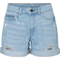 Noisy May Smiley Normal Waist Dest Vi062lb Korte Jeans
