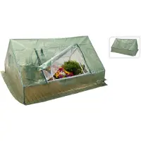 Huismerk drivhus 130 cm x 180 cm x 93 cm (O-339076)