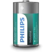 Philips batteri industrial alkaline D 10-pak - 2079240