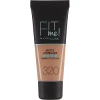 Maybelline Fit Me Matt+Poreless Flydende foundation 30 ml Nr. 320 - Natural Tan