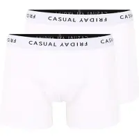 Casual Friday Boksershorts 'Norh' sort / hvid