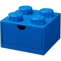 LEGO 4-knops skrivebordsskuffe - blå 5006141