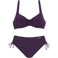 LASCANA Bikini mørkelilla