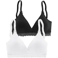Petite fleur BH sort / hvid