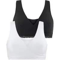 Petite fleur BH sort / hvid