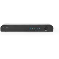 Nedis Hdmi-switch 5 Porte 5xhdmi Ind Til 1xhdmi Ud 4k Fjernbetjent Metal 60hz