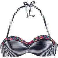 s.Oliver Bikinioverdel blandingsfarvet / sort / hvid