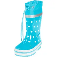 Playshoes Gummistøvler turkis / hvid