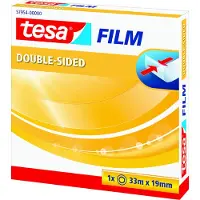 TESA dobbeltklæbende tape 19mmx33m klar