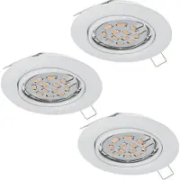 Eglo PENETO INDBYGN.SÆT KIP LED 3X5W HVID