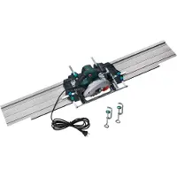Wolfcraft GmbH FKS 145, Styreskinne, Aluminium, Sort, Blå, 1450 mm, 190 mm, 12 mm