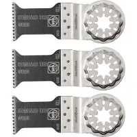 Fein 63502133220, Savklinge, Gipsplade, Plast, Træ, High Carbon Steel (HCS), 5 cm, 35 mm, 3 stk