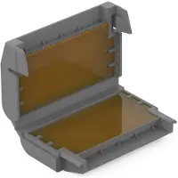 Wago 207-1333, Kabelboks, Polypropylen (PP), Grå