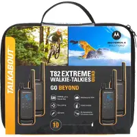 Motorola Talkabout T82 Extreme Quad Pack, Professionel mobilradio (PMR), 16 kanaler, 10000 m, LED, Micro-USB, Nikkel-Metalhydrid (NiMH)