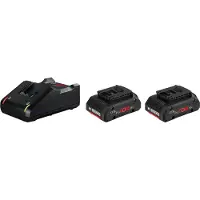 Bosch Professional Standard Starter 2x Pro Core18v 4.0ah+gal 18v-40 Batterioplader