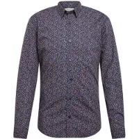 Ben Sherman Multicolour Floral Print Skjorte Med Lange ærmer