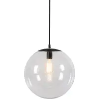 QAZQA Smart pendellampe transparent 35 cm inkl. WiFi A60 - Pallon