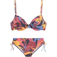 Sunseeker Bikini blå / lemon / pitaya / gammelrosa