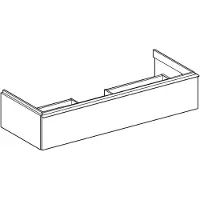 Geberit Underskab iCon 1 skuf 118,4x24,7 sandgrå