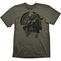 Difuzed Cod Mw Soldier In Focus -hærens T-shirt Med Korte ærmer