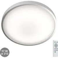 Ledvance ORBIS - Væg/loftslampe - LED - 17 W - køligt dagslys/køligt hvidt lys/varmt hvidt lys - 2700-6000 K - hvid