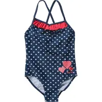 Playshoes Badedragt navy / rød / hvid