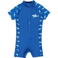 Playshoes UV-beskyttelse royalblå / lyseblå