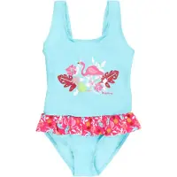 Playshoes Badedragt turkis / lime / lyserød / pitaya / hvid