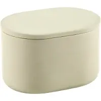 Serax Cose opbevaringskrukke oval med låg høj 6,5x10,2 cm Beige