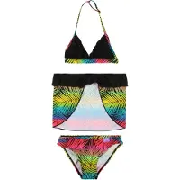 Petit Amour Bikini lyseblå / neongrøn / pink / sort