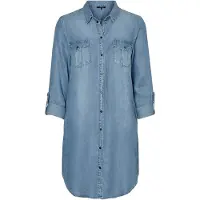 Vero Moda Blusekjole 'VMSilla' blue denim