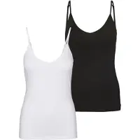 Vero moda Overdel 'MAXI' sort / hvid