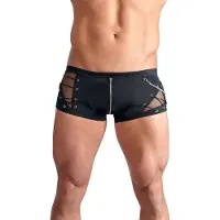Svenjoyment Underwear Pants with Zip & Chain - Black