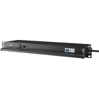 Caymon PSR429F/B strømskinne 19 – 9 franske udtag, LED/USB/sikring