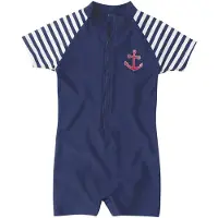 Playshoes UV-beskyttelse marin / rød / hvid