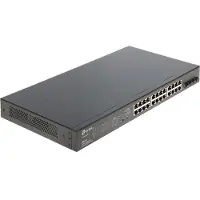 TP-LINK JetStream TL-SG2428P - Switch - smart - 24 x 10/100/1000 (PoE+) + 4 x SFP - monterbar på stativ - PoE+ (250 W)