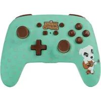 PowerA Animal Crossing, Gamepad, Nintendo Switch, Analog/digital, Trådløs, Bluetooth, Brun, Grøn