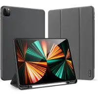 DUX iPad Pro 12.9 2020/2021/2022 Domo Tri-Fold Smart Folio Cover - Sort