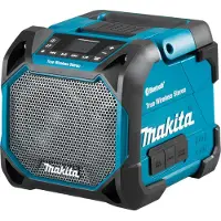 Makita DMR203 - Højttaler - til transportabel brug - trådløs - Bluetooth - 10 Watt - 2-vejs - Uden batteri og lader