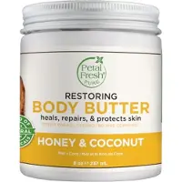 Petal Fresh , Rent, Restorerende Kropssmør, Honning & Kokos, 8 oz (237 ml)