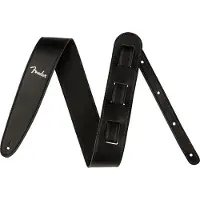 Fender Strap af Vegansk Læder 25" Sort
