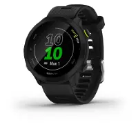 Garmin Forerunner 55 - Sort - sportsur med bånd - silikone - sort - display 1.04 - Bluetooth, ANT+ - 37 g