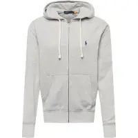 Ralph Lauren Polo Ralph Laurentil mænd. 710813297002 RL grå sweatshirt med hætte (XXL), Casual, Bomuld, Lange ærmer