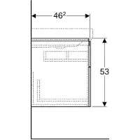Geberit xeno² underskab 88 greige/lakeret mat